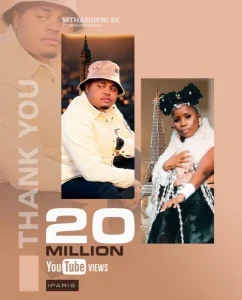 20 million people have viewed Mthandeni SK's "Paris" before the album is released in 2024.
