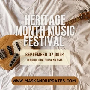 The Heritage Month Music Festival in 2024 at Mapholoba Shisanyama