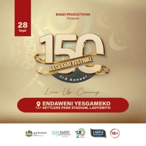2024's "150 Maskandi Festival" is presented by Banzi Productions