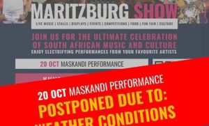 Risky weather alert as Maskandi event is been postponed