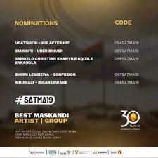 The complete list of artists and songs from Maskandi eligible for SATMA 2024