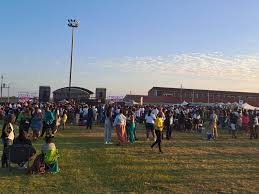 Khayelitsha dances enjoys herself at the Maskandi Festival